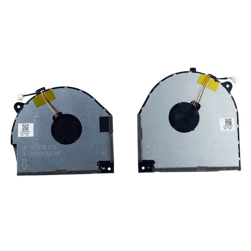Rangale New Replacement CPU & GPU Cooling Fan for Lenovo Legion Y7000 Y530 Y530-15ICH Series Laptop DC28000DKF0 DC28000DKF1 DFS200405CAOT DFS200105BROT - Image 1